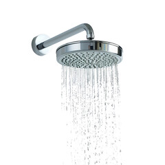 shower in the bathroom - obrazy, fototapety, plakaty