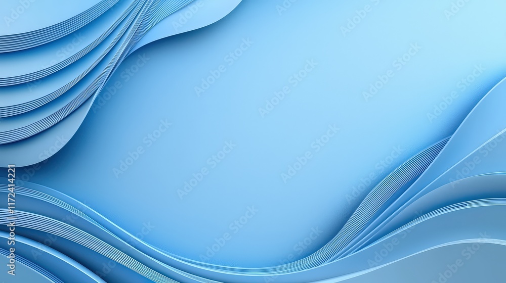 Aufkleber a bold blue background with a smooth and clean finish, ideal for creating striking visuals in design