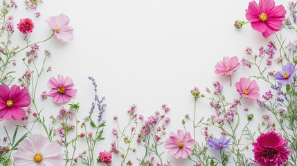 Elegant wedding invitation card background vector. Minimal hand painted watercolor botanical flowers texture template background. Design for wedding, vip cover, poster, rsvp moderncard.Valentine's Day