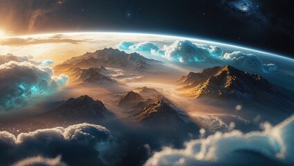 Fototapeta premium Galactic Eden