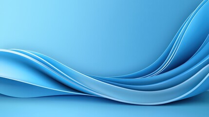 Obraz premium A rich, plain blue background with no patterns or distractions, perfect for adding depth and focus to creative or digital content