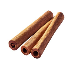 cinnamon sticks isolated on white