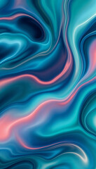 Obraz premium Hyper-detailed aqua gradient with deep turquoise transitions.