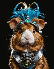 Abyssinian Guinea Pig Warrior
