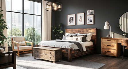 interior of a bedroom
