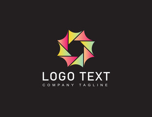 Obraz premium Modern Typographic Wordmark logo