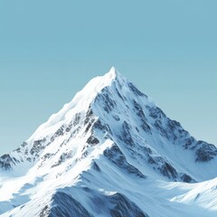 Majestic Snow-Capped Peak 