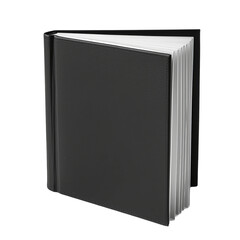 black book isolated on white