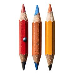 pencils isolated on white background