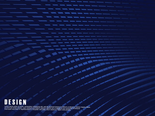 Naklejka premium Futuristic blue digital technology background, nano cyber information, abstract communication, future technology data innovation, internet network speed connection. Editable strokes.
