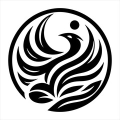 Generic logo design vector art Generic logo icon silhouette illustration