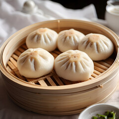 chinese steamed dumplings