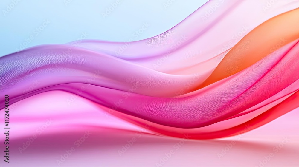 Poster pastel abstract background concept. abstract colorful wave patterns creating a sense of fluidity and