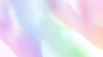 Obraz premium Abstract pastel rainbow dotted wave background.