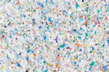 Plastic Recycling: Fused Pellets made of Plastic Waste
