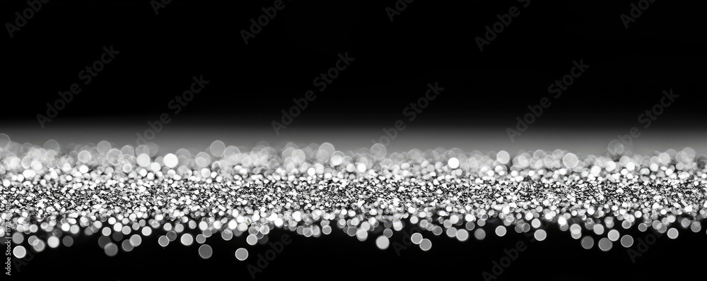 Poster glitter abstract background idea. abstract glittering background with shimmering particles on a dark