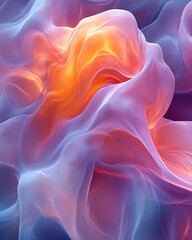 Obraz premium Abstract swirling vibrant colors. (8)