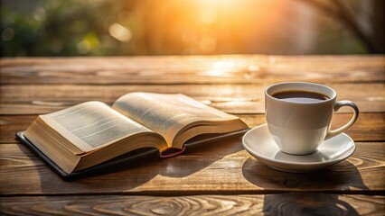 Morning Bible Study Over Coffee, devotional scene, morning devotion,  devotional scene