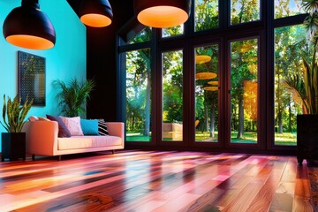 Fototapeta premium New beginnings in sustainable living eco-friendly business planning for valentine's day using natural lighting