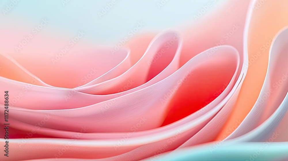 Poster pastel abstract background concept. abstract flow of pastel colors creating a serene and calming atm