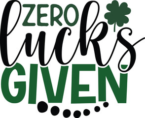 Fototapeta premium Zero Lucks Given
