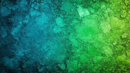 Fototapeta premium Abstract textured background featuring a gradient transition from blue to green, evoking a sense of tranquility and nature