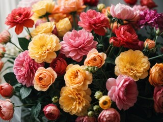 Fototapeta premium bouquet of roses
