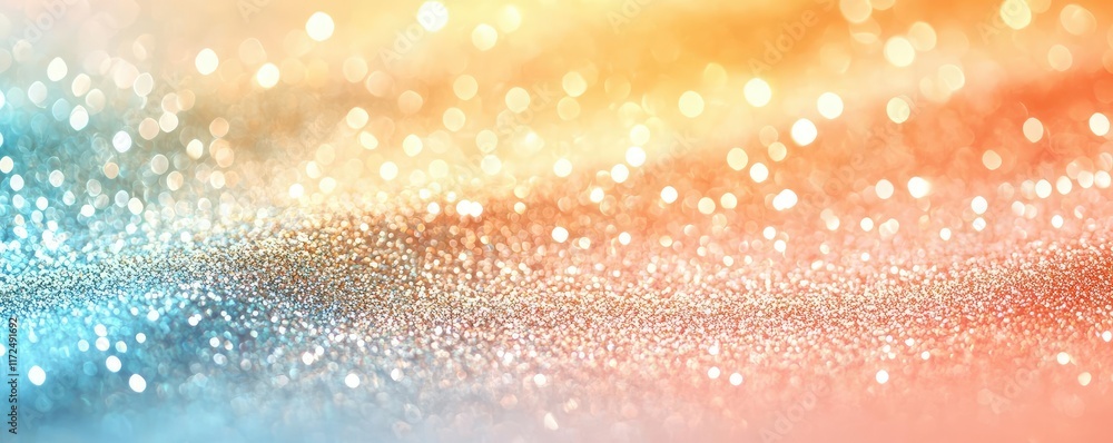 Poster glitter abstract background idea. a vibrant abstract background featuring colorful shimmering lights