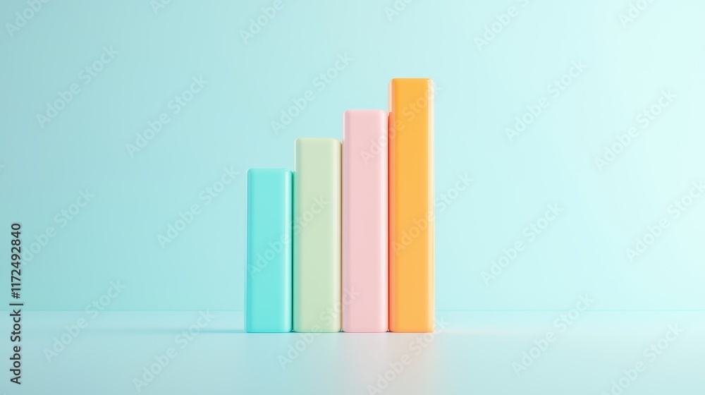 Poster a stacked bar chart comparing the performance of two companies over multiple quarters, with each bar