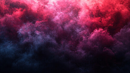 Fototapeta premium Red, blue smoke cloudscape background for overlay or texture