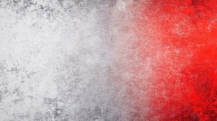 Fototapeta premium Grunge textured background in shades of white, gray, and vibrant red with a weathered appearance