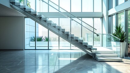 Beautiful staircase design in home 