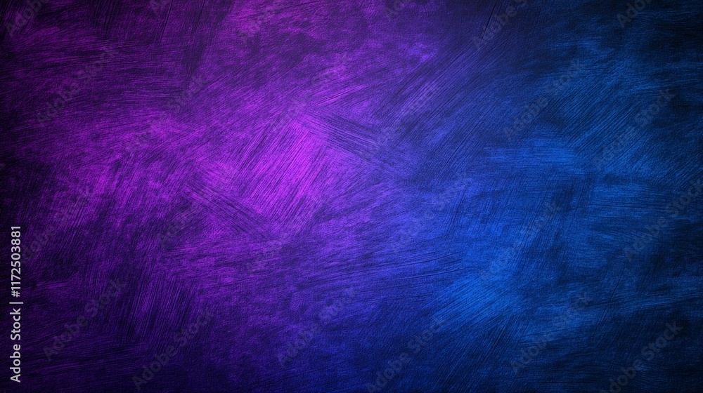 Poster a vibrant abstract textured background with a gradient of purple and blue hues enhancing visual appe