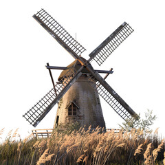old windmill in the country