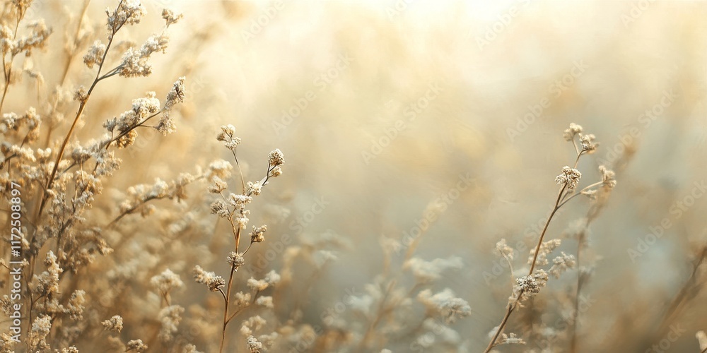 Leinwandbilder soft and unfocused nature texture featuring a blur background with shades of brown and grey, creatin