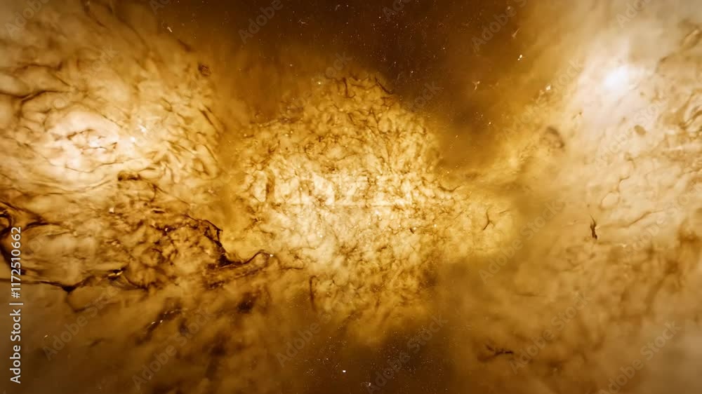Poster stunning celestial view of a nebula illuminated by distant stars captured in deep space exploration