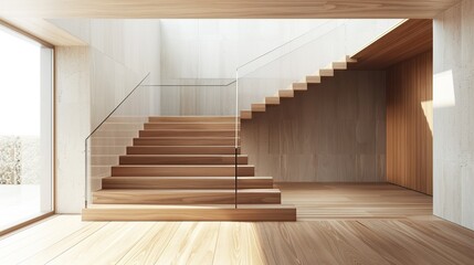 Beautiful staircase design in home 