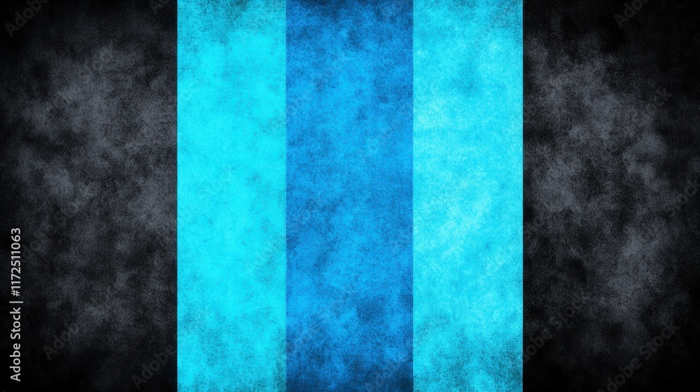 Poster A textured abstract background with vertical striped pattern in blue and black tones, suitable for various design projects and creative applications.