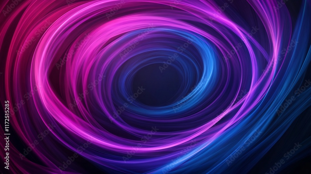 Poster vibrant neon wave pattern abstract background symbolizing dynamic energy
