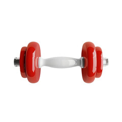 Obraz premium dumbbell isolated on white