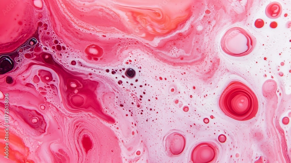 Poster mesmerizing swirling colorful liquid patterns for abstract art enthusiasts