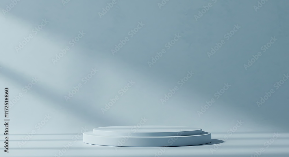Poster minimalistic abstract simple gentle light beige background for product presentation with light and b