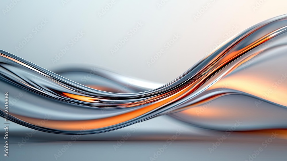 Poster waves abstract background concept. abstract wave design showcasing smooth, flowing shapes in vibrant