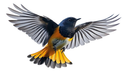 Naklejka premium Blue-fronted Redstart