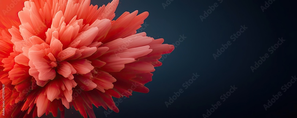 Aufkleber splash abstract background idea. vibrant abstract design featuring red textures against a dark backg