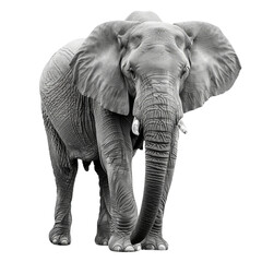 Fototapeta premium elephant isolated on white