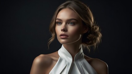 Timeless Chic: A Model's Allure