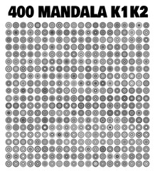 various mandala collections - 400 set yoga pattern