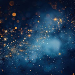 Fototapeta premium Night Sky with Stars and Bokeh Effect