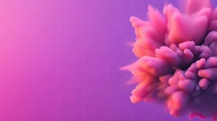 Fototapeta premium Splash abstract background idea. Abstract colorful smoke effect with vibrant hues in a dreamy atmosphere.